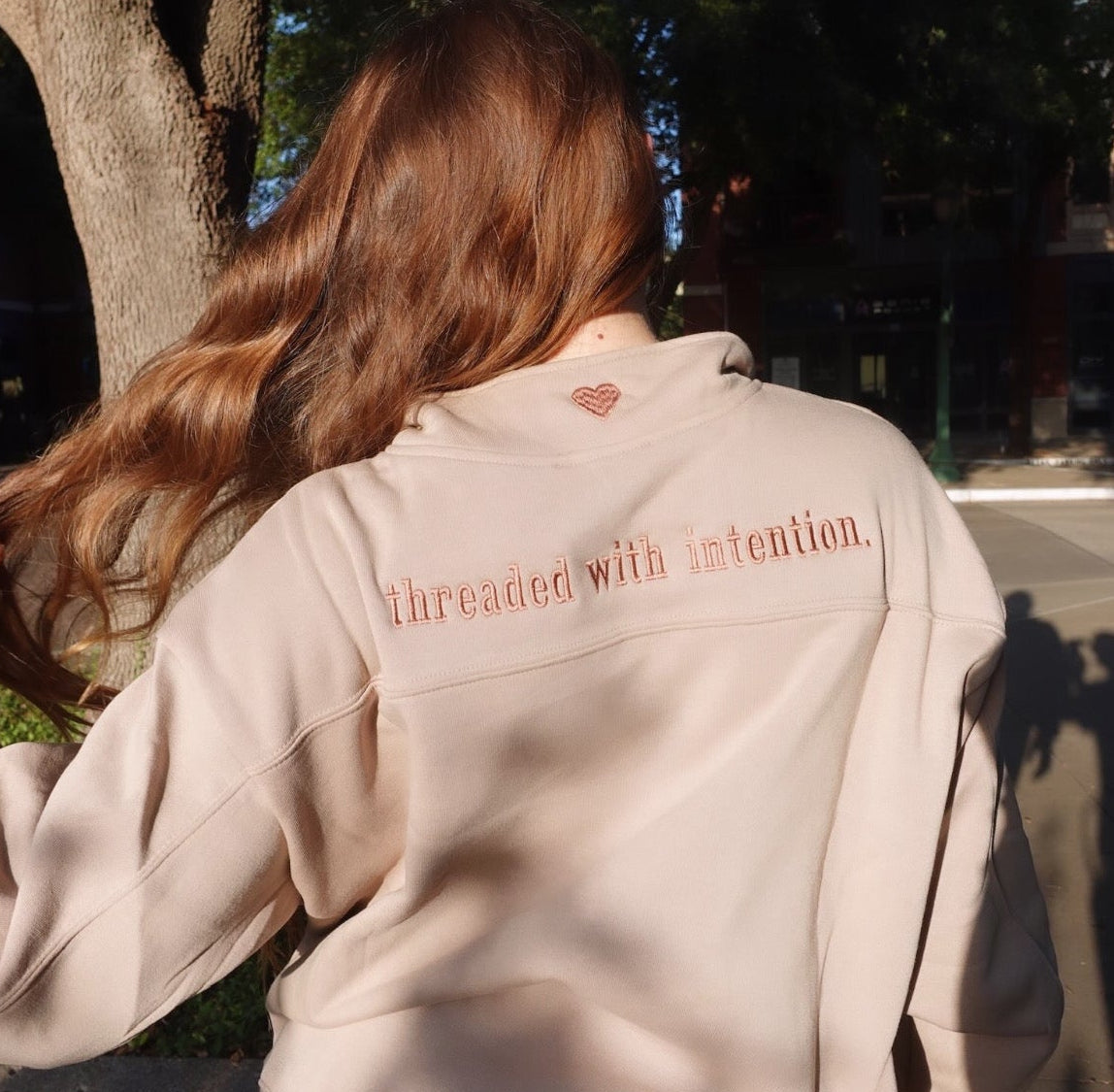 Threaded With Intention Quarter Zip