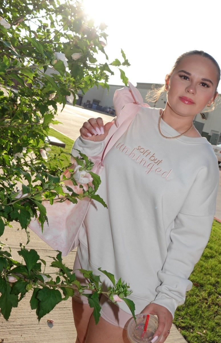 Soft But Unhinged Crewneck
