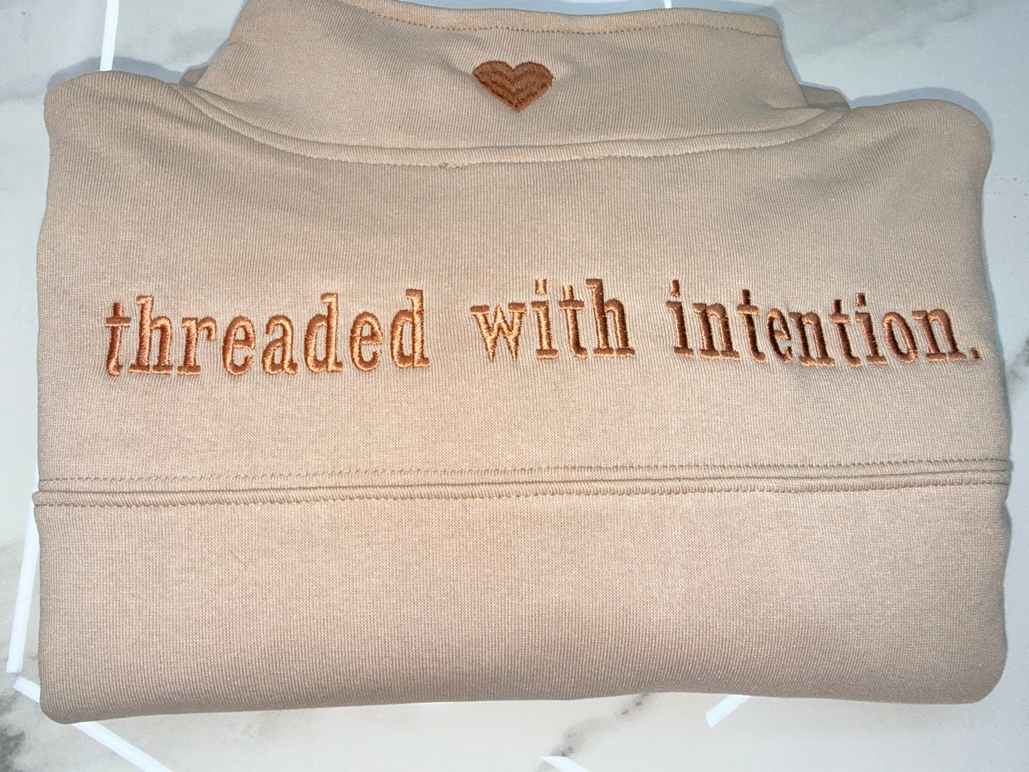 Threaded With Intention Quarter Zip
